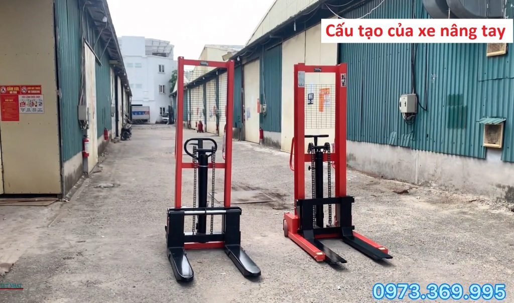 Cấu tạo của xe nâng tay