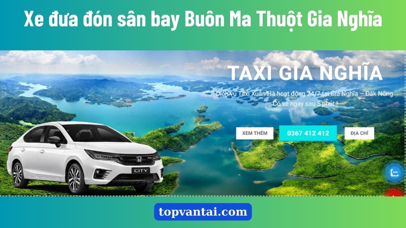 Xe đưa đón sân bay Buôn Ma Thuột Gia Nghĩa