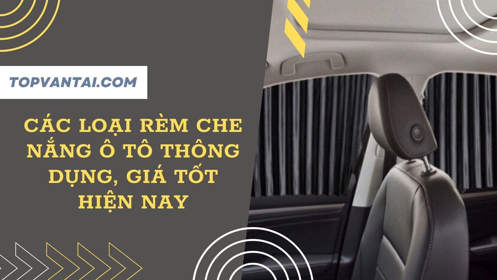 Các loại rèm che nắng ô tô thông dụng, giá tốt hiện nay