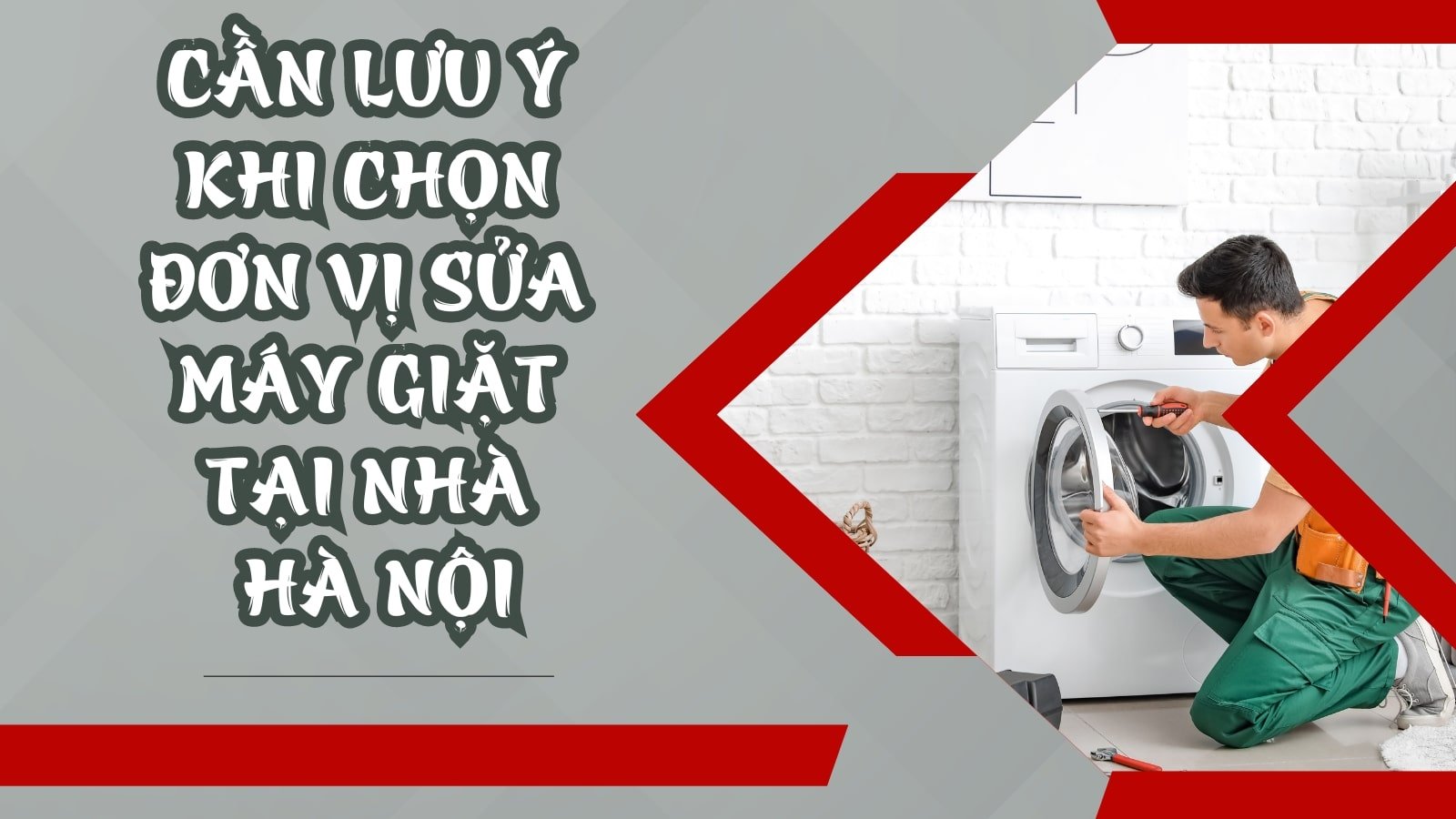 Cần lưu ý khi chọn đơn vị sửa máy giặt tại nhà Hà Nội